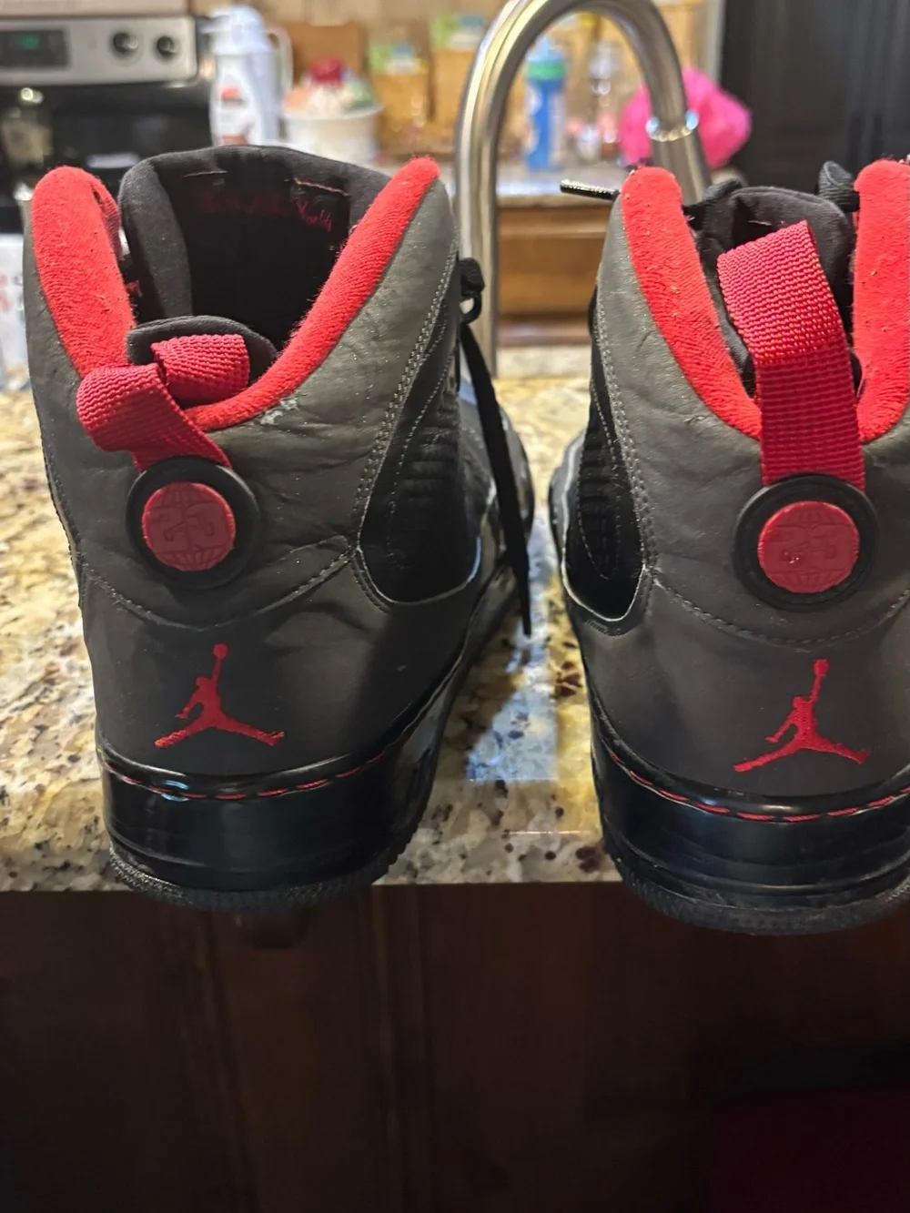 Nike Air Jordan Fusion AJF Black Red “Best Of Both Worlds” Size 13 352753-061